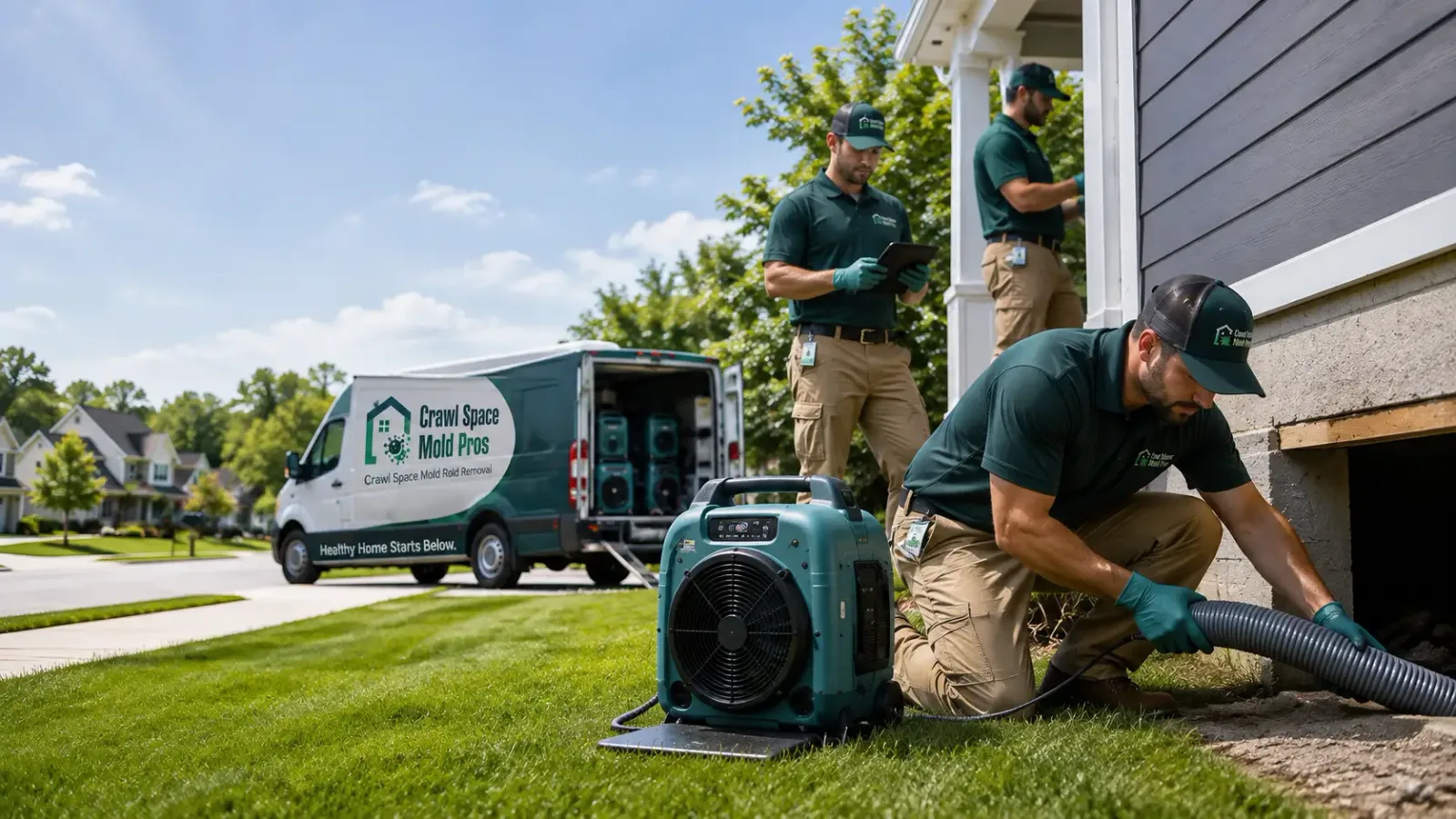 Crawl Space Mold Removal in Byron, MI